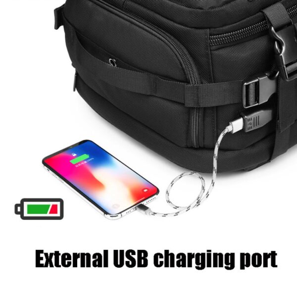 Ozuko-9309L Stylish Waterproof 50Liter High Quality Multi Use Backpack - Image 6