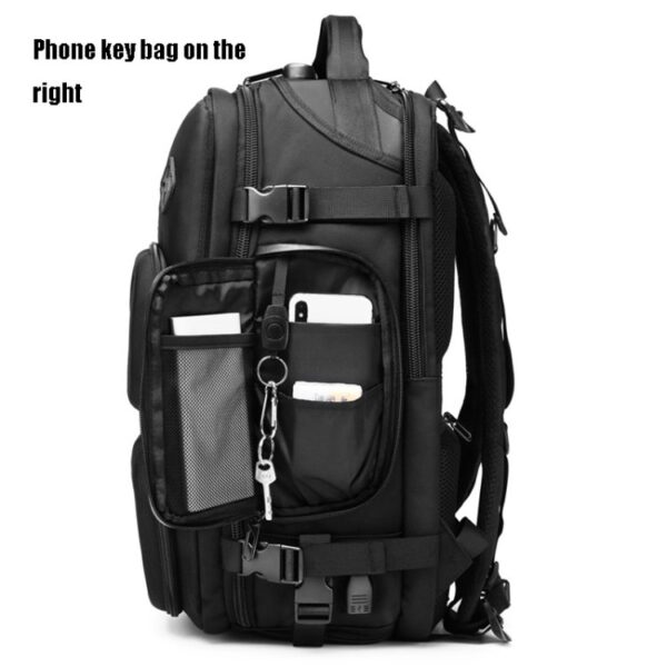 Ozuko-9309L Stylish Waterproof 50Liter High Quality Multi Use Backpack - Image 5