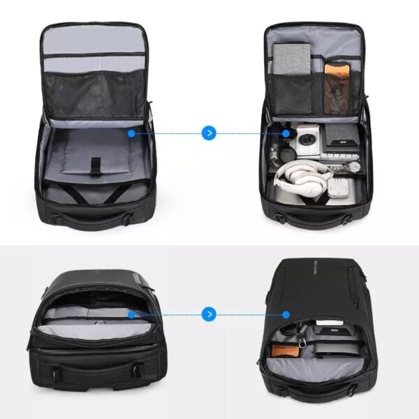 Mark Ryden MR-9031 Ykk Zipper 3Part Waterproof Premium Multi Use Backpack - Image 4