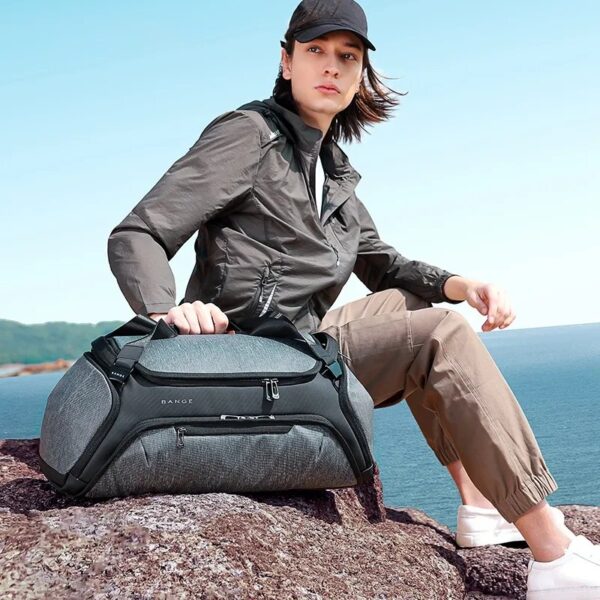 BANGE BG-7561 Ykk Zipper Stylish Daffal Travel Bag Waterproof & Drustproof - Image 2