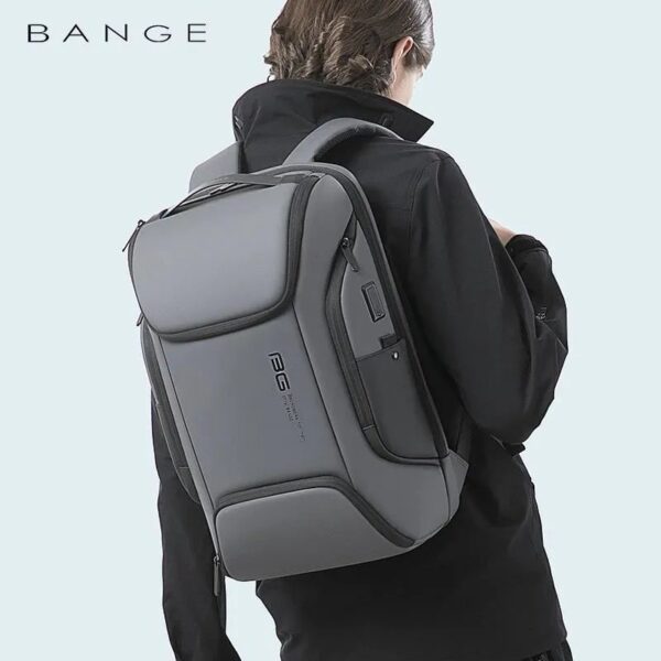 BANGE BG-7267 Waterproof Premium USB Output Laptop 15.6 Office Backpack - Image 5