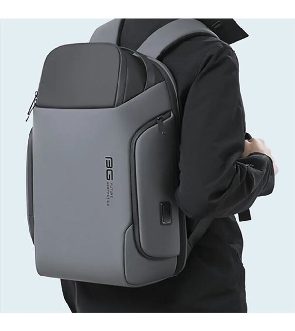 02 BANGE BG-7277 Stylish Premium USB System Laptop Office Multi Use Backpack - Image 2