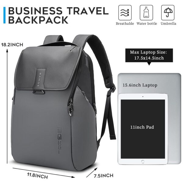 BANGE BG-2581 Business 15.6 inch Laptop Office Travel Backpack - Image 5