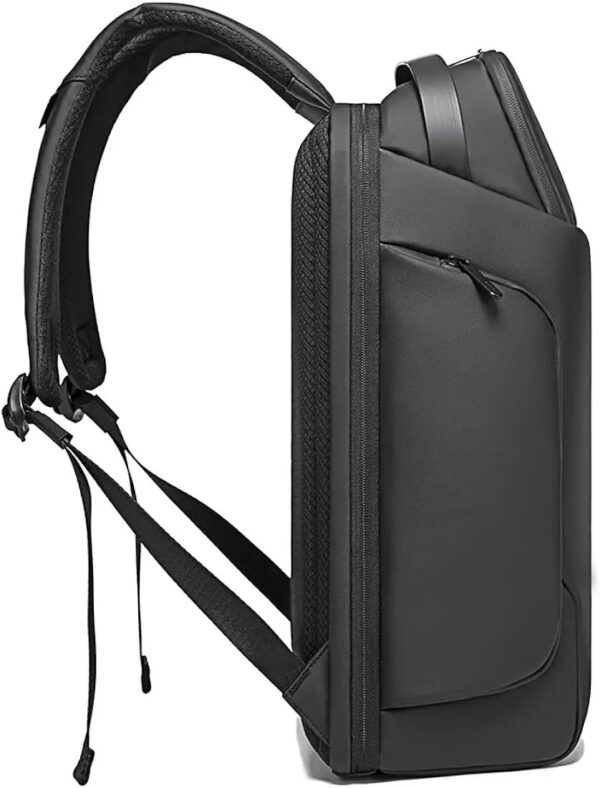 BANGE BG-7277 Stylish Waterproof Premium Office Laptop 15.6 USB Charge Backpack - Image 7
