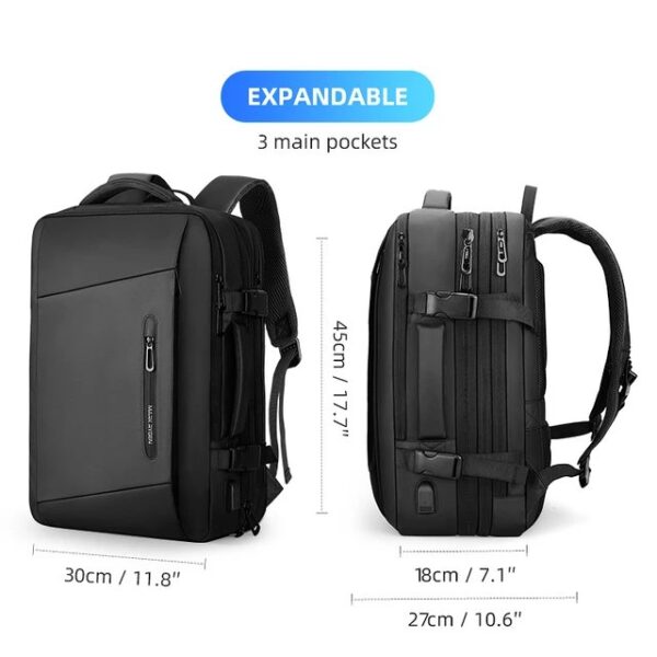 Mark Ryden MR-9299KR Multi Function  Large Capacity 40L Expendable Office Laptop15.6" Backpack - Image 3