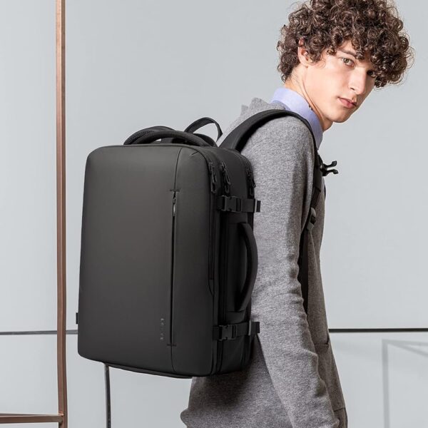 BANGE BG-1909 Premium YKK Zipper Expendable Multi Function 45L Office Laptop 16" Travel Backpack - Image 13