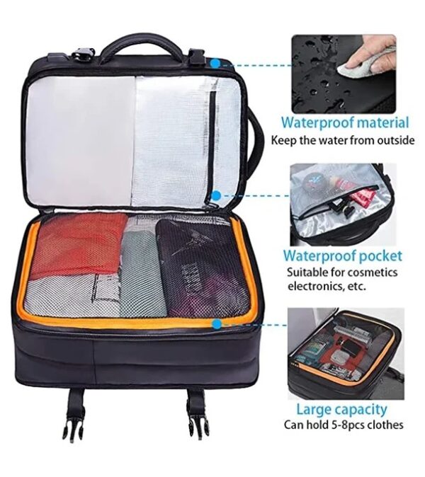 BANGE BG-1908D Large Capacity Expandable 45L Multi Function Backpack - Image 6