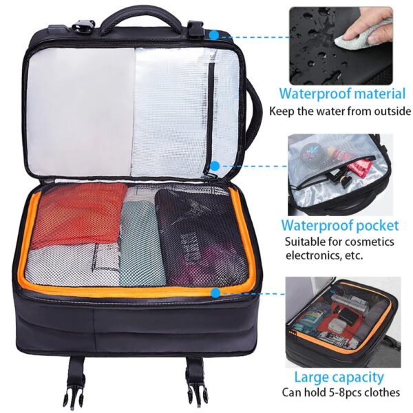 BANGE BG-1908 Multi Function Large Capacity Expendable Office Laptop Travel Backpack - Image 4