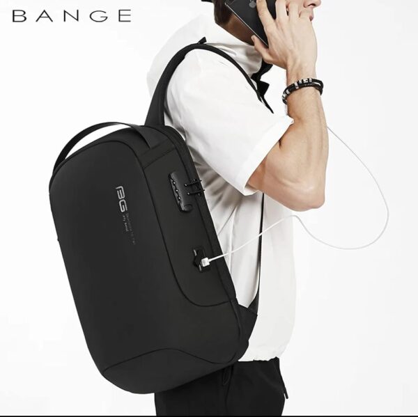 BANGE BG-7225 Anti Thief Lock System Business Laptop 15.6 Office Backpack - Image 10