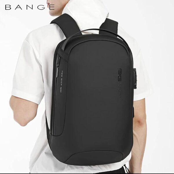 BANGE BG-7225 Anti Thief Lock System Business Laptop 15.6 Office Backpack - Image 6