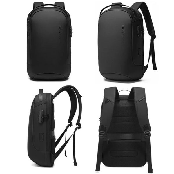 BANGE BG-7225 Anti Thief Lock System Business Laptop 15.6 Office Backpack - Image 4