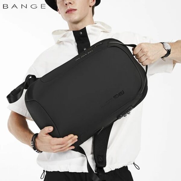 BANGE BG-7225 Anti Thief Lock System Business Laptop 15.6 Office Backpack - Image 3