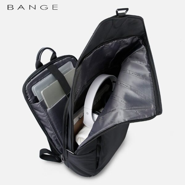 BANGE BG-2575 Waterproof School College University Office Laptop 15.6 Backpack - Image 4