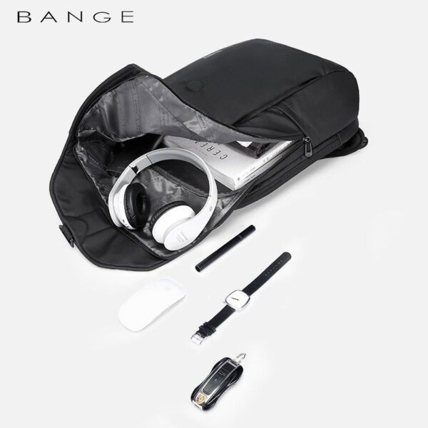 BANGE BG-2575 Waterproof School College University Office Laptop 15.6 Backpack - Image 2