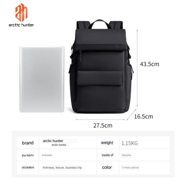 Arctic Hunter B00562 Waterproof Stylish Business Office Laptop 15.6 Backpack, Arctic Hunter Bag Price in BD