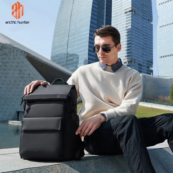 Arctic Hunter B00562 Waterproof Stylish Business Office Laptop 15.6 Backpack - Image 5