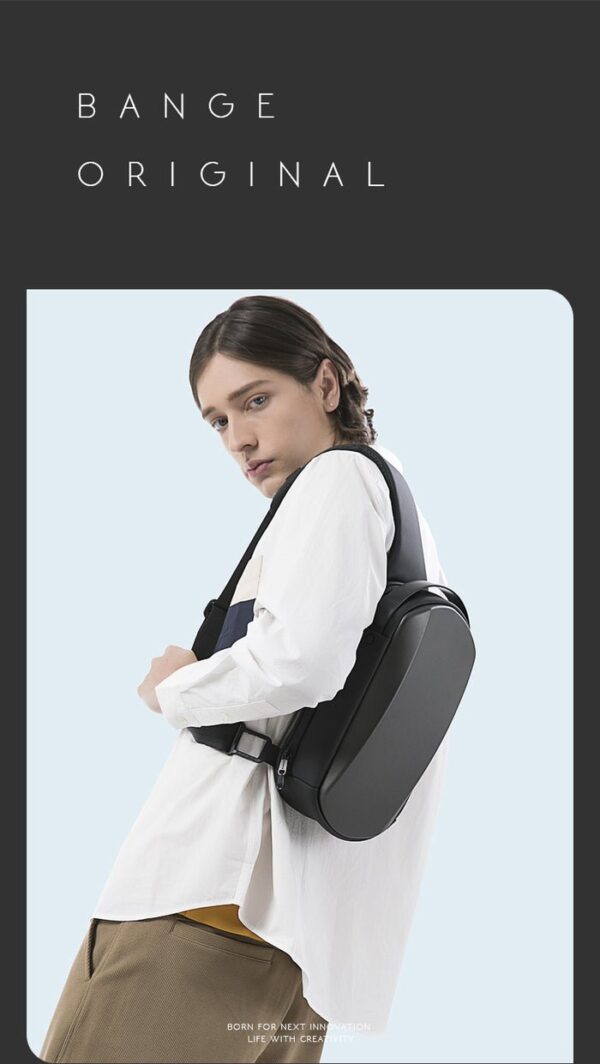 BANGE BG-7256 Anti Thief Waterproof Stylish Crossbag - Image 10