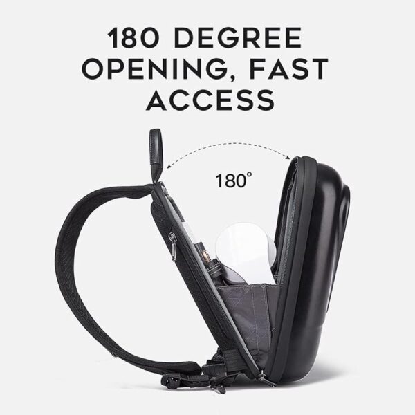 BANGE BG-7353 Anti Thief Hardshell Waterproof Stylish Crossbag - Image 11