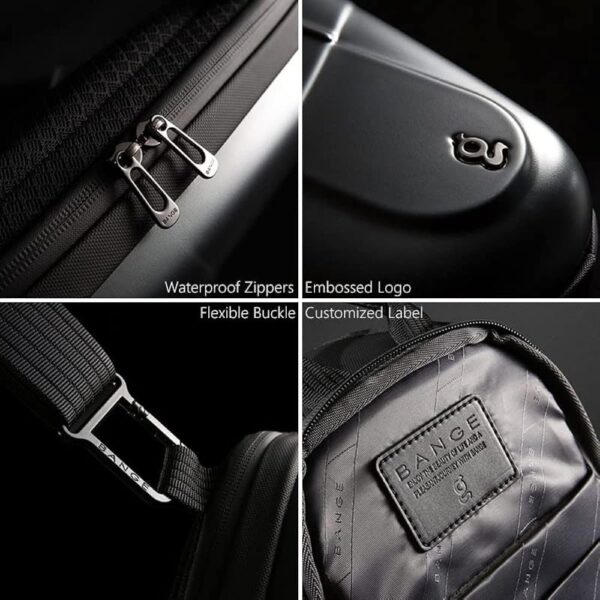 BANGE BG-7353 Anti Thief Hardshell Waterproof Stylish Crossbag - Image 12