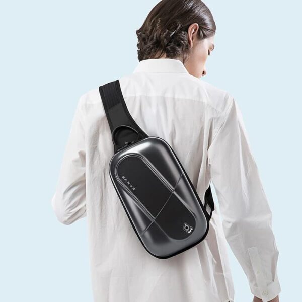 BANGE BG-7353 Anti Thief Hardshell Waterproof Stylish Crossbag - Image 8