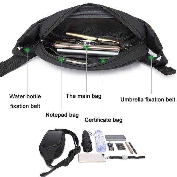 BANGE BG-7266 Anti Thief Smart Stylish Crossbag - Image 2
