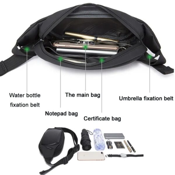 BANGE BG-7266 Anti Thief Smart Stylish Crossbag - Image 6