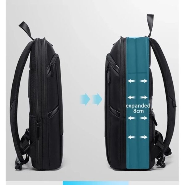 BANGE BG-77115 YKK Zipper Slim & Fulding  Office Laptop 15.6 Backpack - Image 8