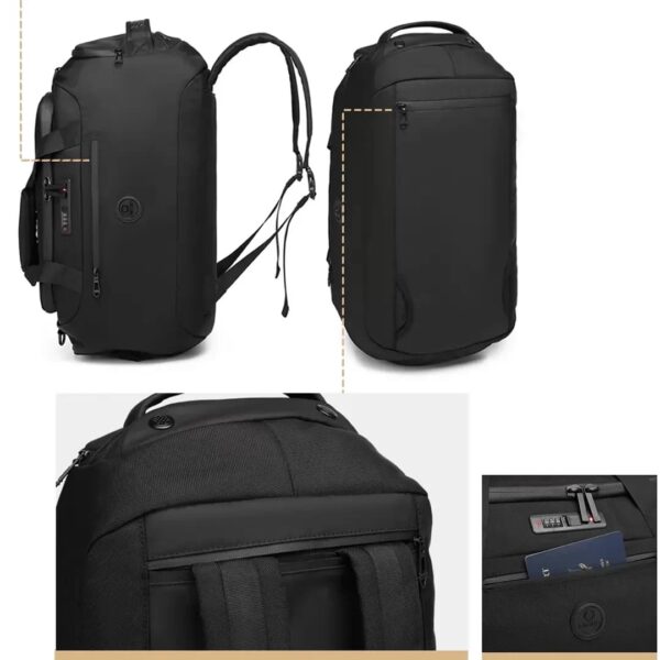 Ozuko 9651 Multi Function TSA lock  Duffel Travel Bag - Image 8