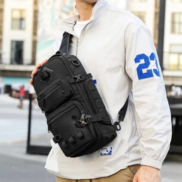 Ozuko 9585 Premium Crossbody Chest bag - Image 3