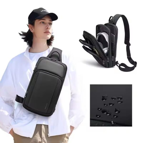 BANGE BG-7795 Premium  Ykk Zipper Cross Body Bag - Image 2