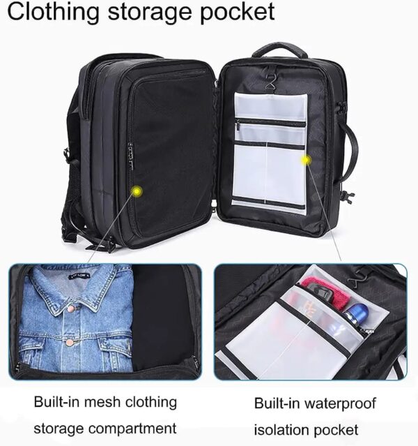 Arctic Hunter B00350 Multi Function Laptop Backpack - Image 2