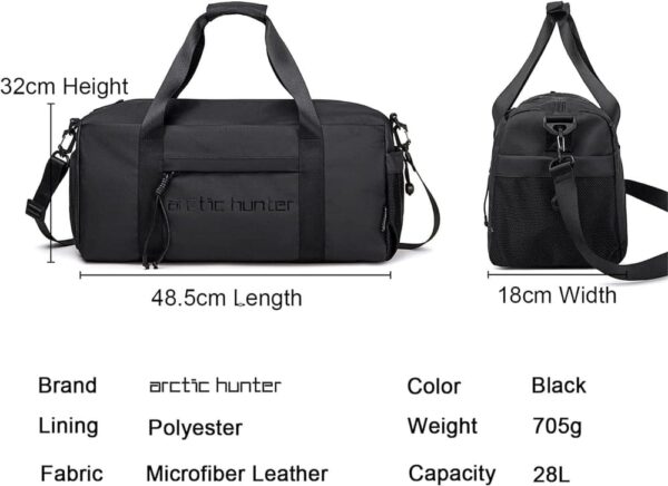 Arctic Hunter Lx537 Gym Bag Duffel Travel Bag - Image 3