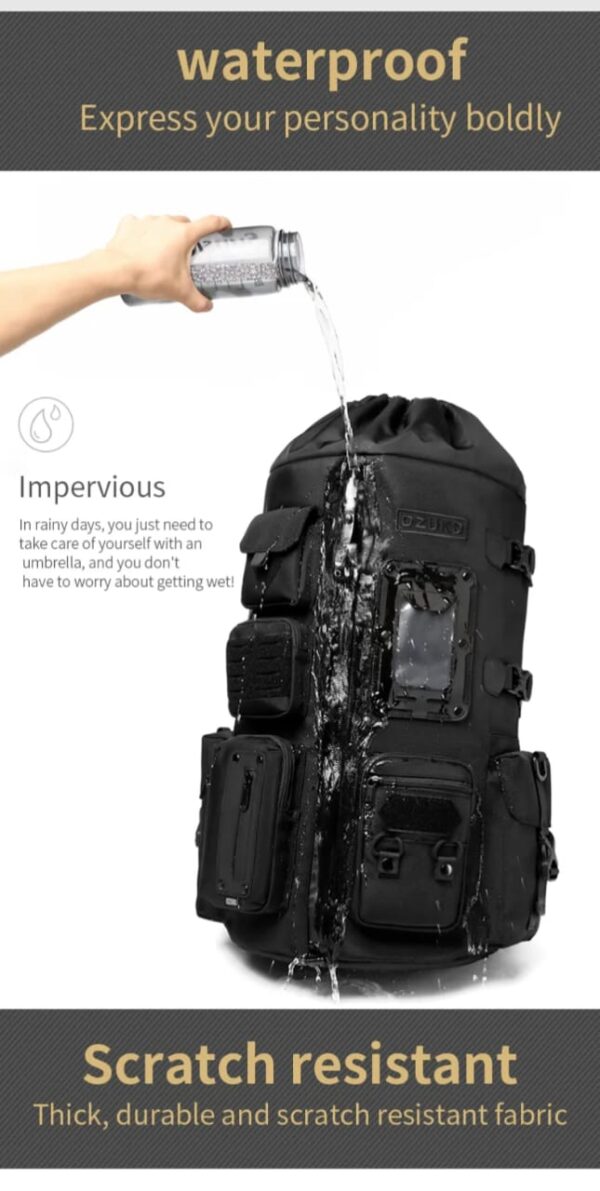 Ozuko-9573 Army Stylish High Quality Premium Backpack - Image 3