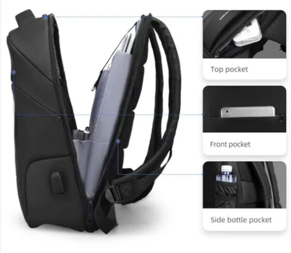 Mark Ryden-9068YY Anti Theft Premium Laptop Office Backpack - Image 8